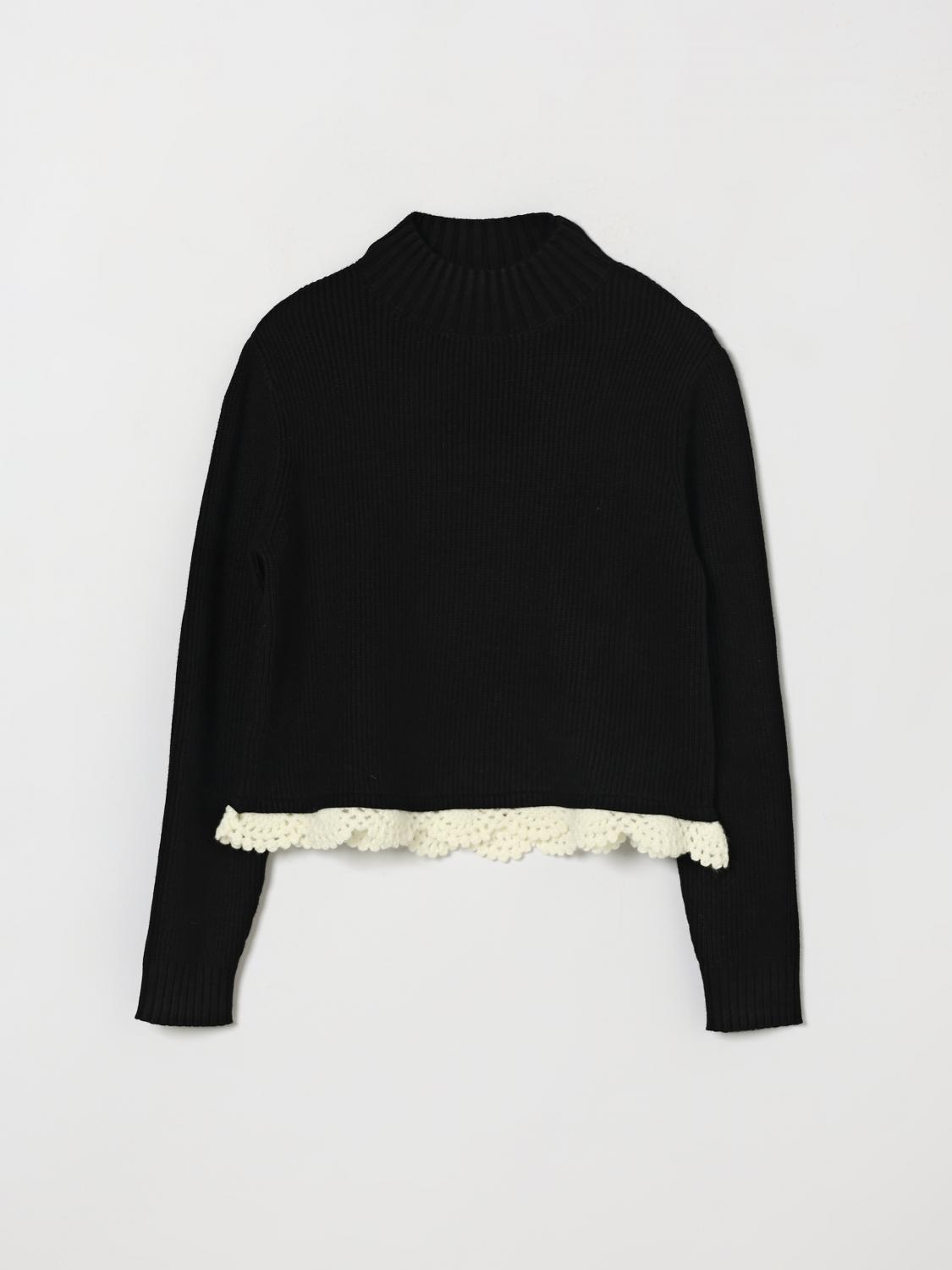 Twinset Dolcevita da bambino in cotone a coste