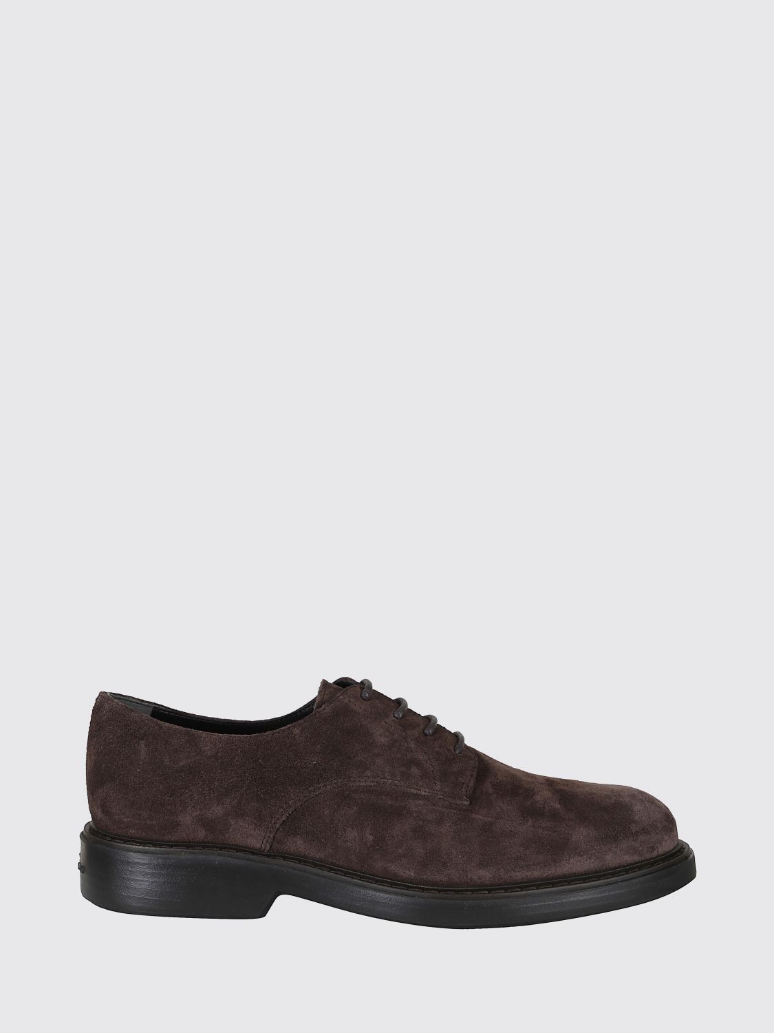 HOGAN H704 Velours-Kalbsleder-Derby-Schuhe