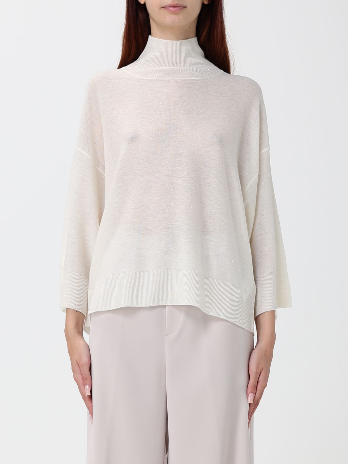 FABIANA FILIPPI Maglia Donna colore Bianco