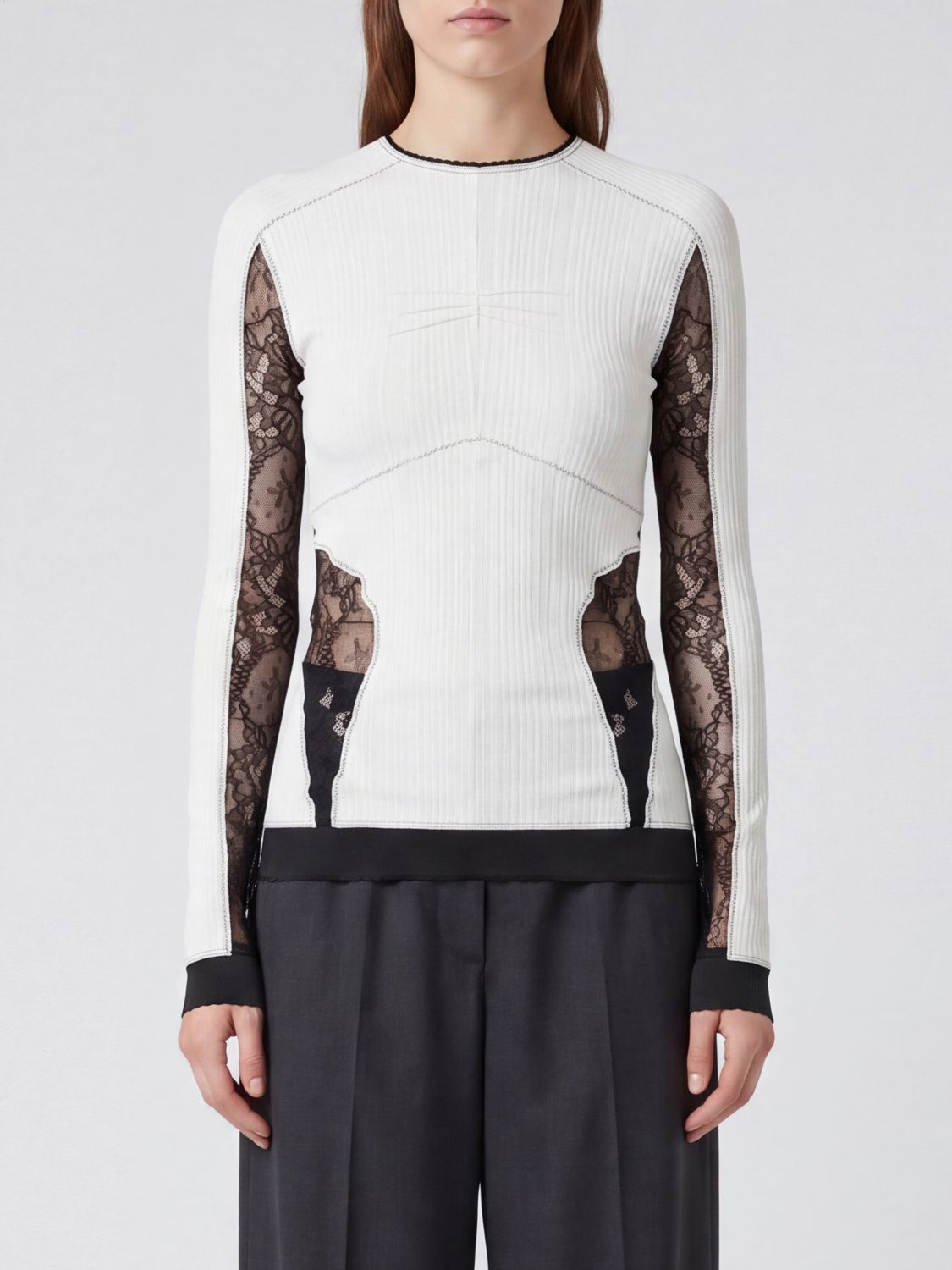 THE ATTICO Top Donna colore Bianco