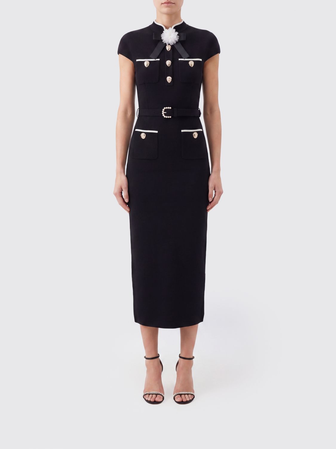 SELF-PORTRAIT Dress Woman color Black