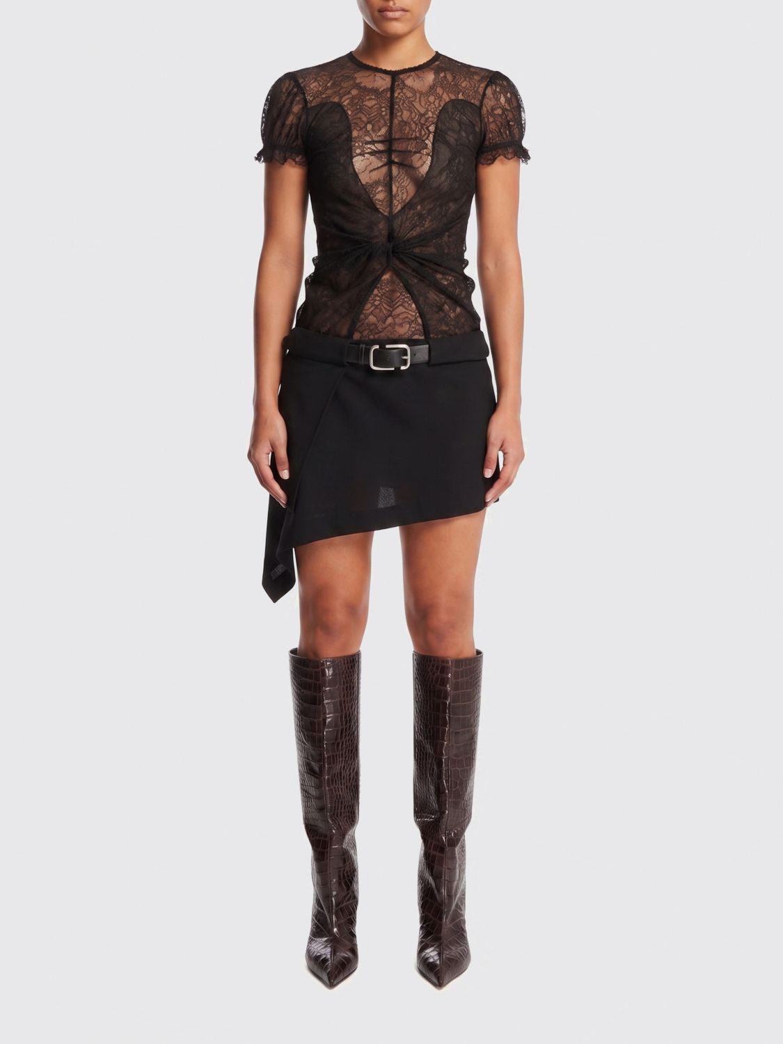 THE ATTICO Dress Woman color Black