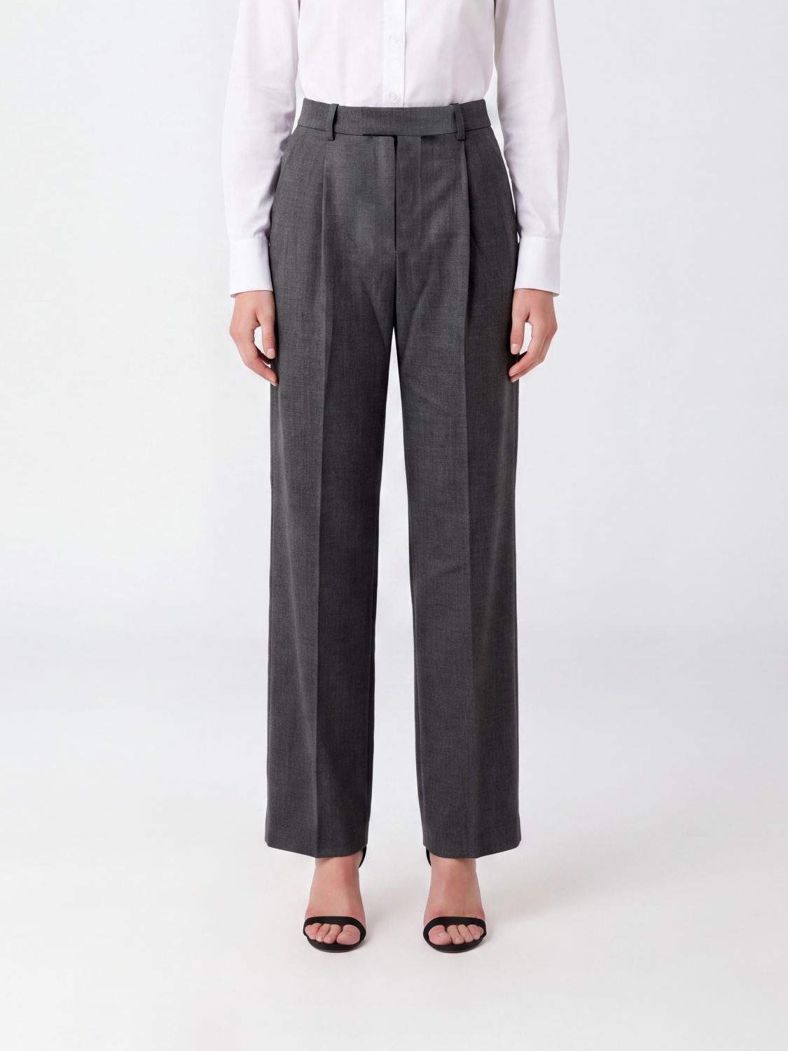 SELF-PORTRAIT Pants Woman color Grey