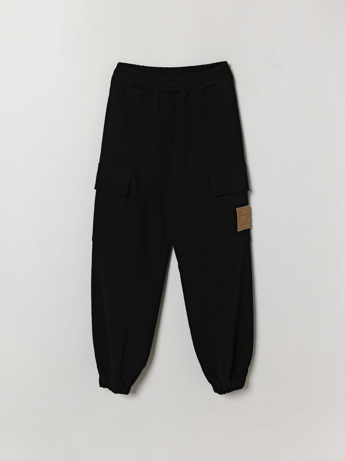 FENDI Cargo-Jogginghose für Jungen aus Baumwolle mit Kontrastlogo