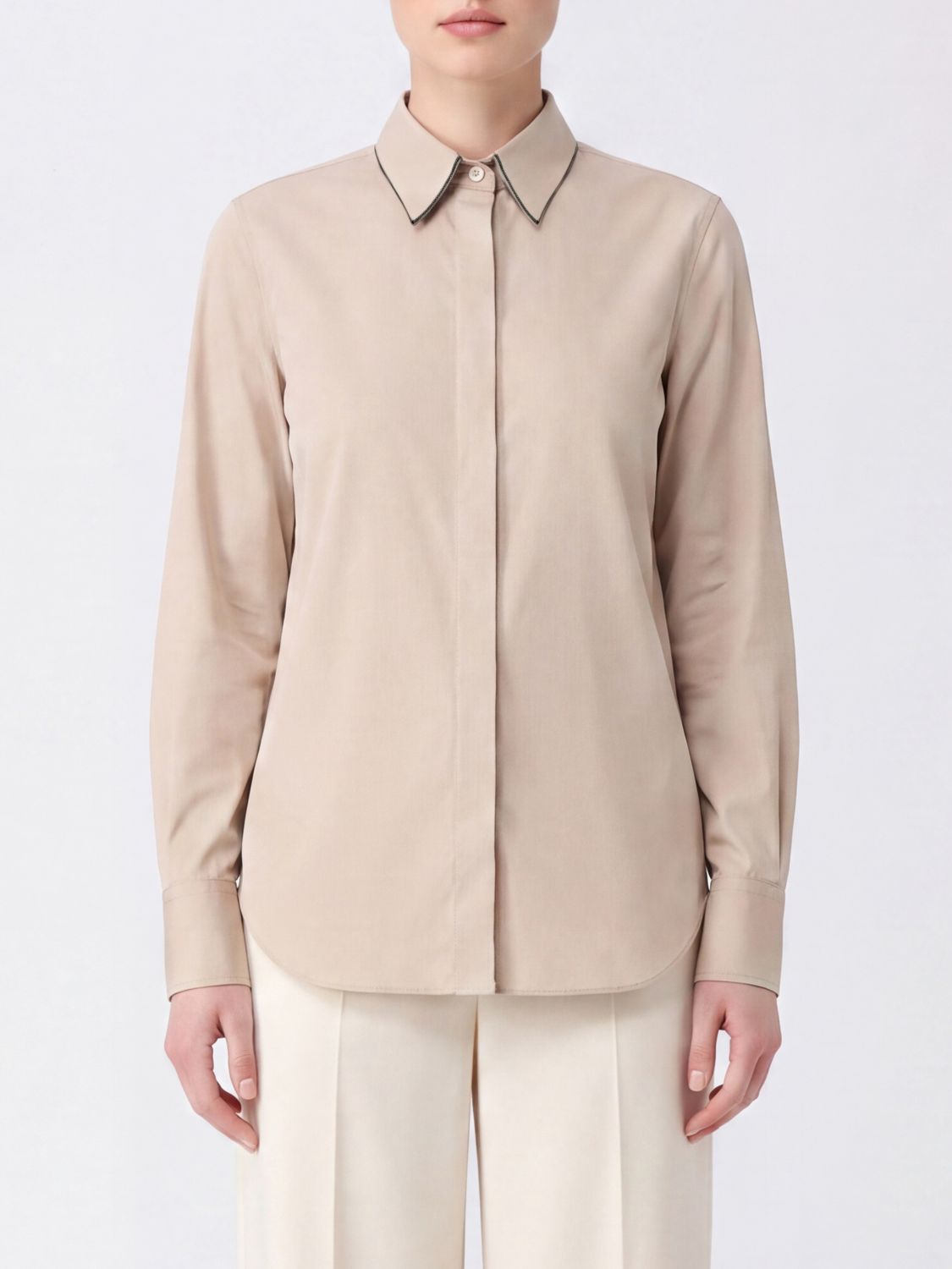 BRUNELLO CUCINELLI Camicia Donna colore Beige