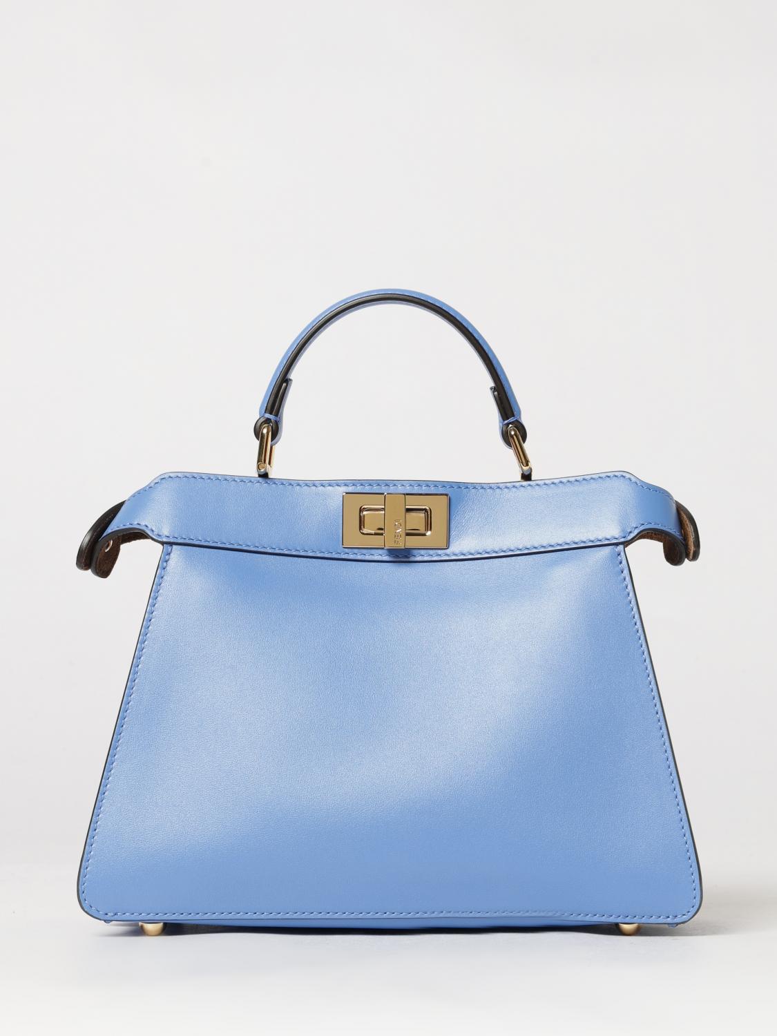 FENDI Mini-Handtasche Peekaboo ISeeU aus glattem Kalbsleder