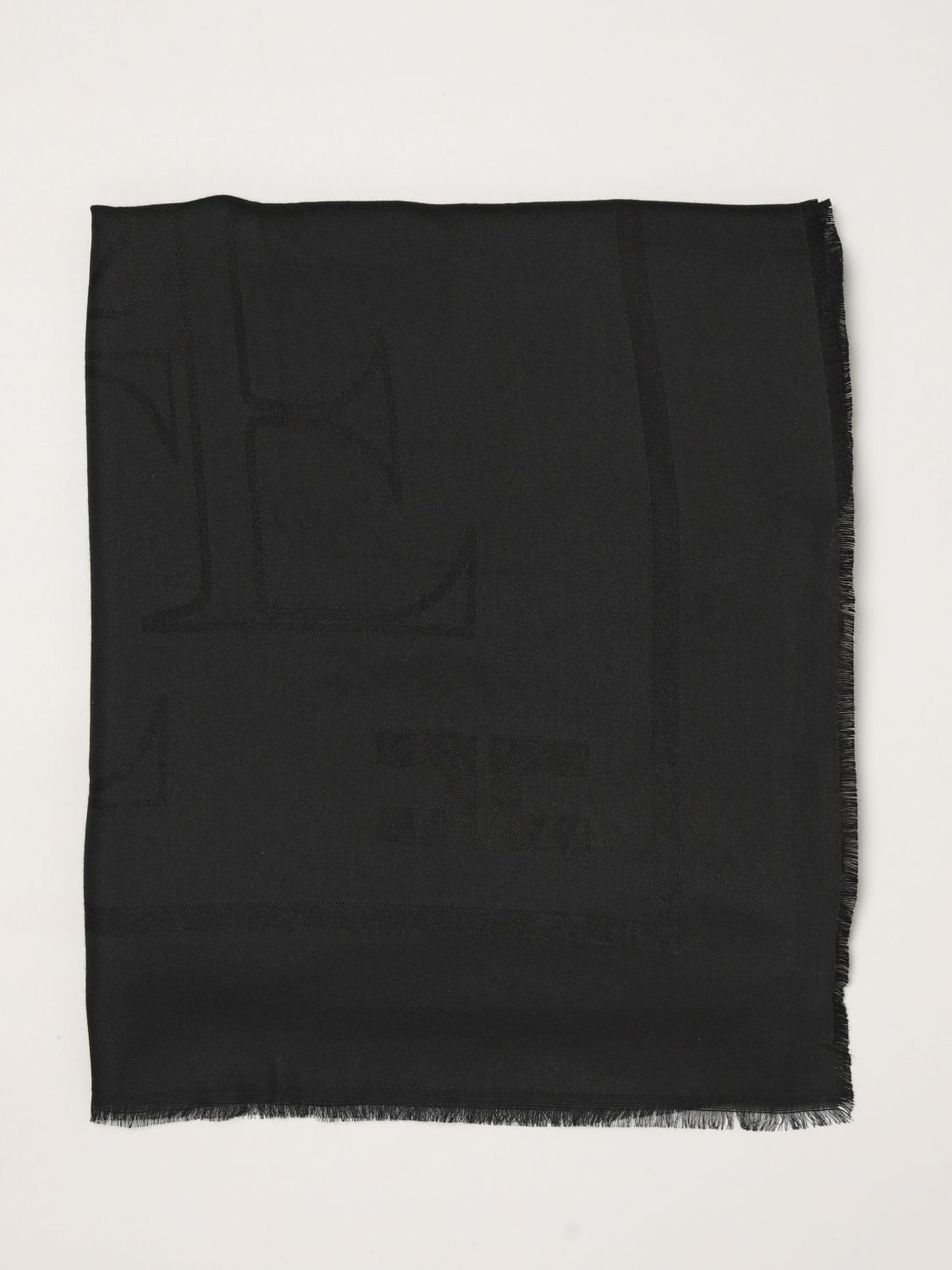 ELISABETTA FRANCHI Scarf Woman color Black