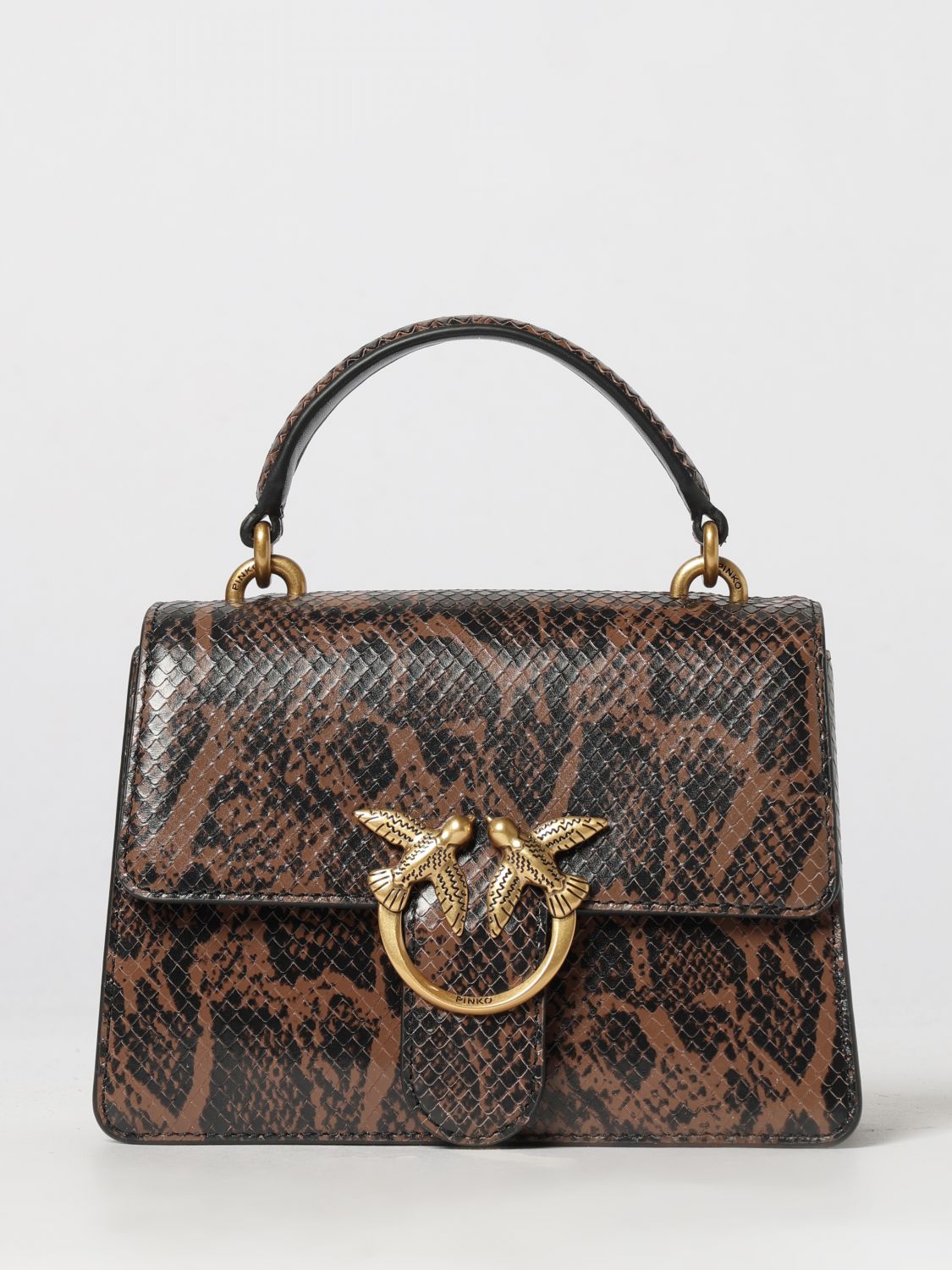 PINKO Mini Bag Woman color Grey
