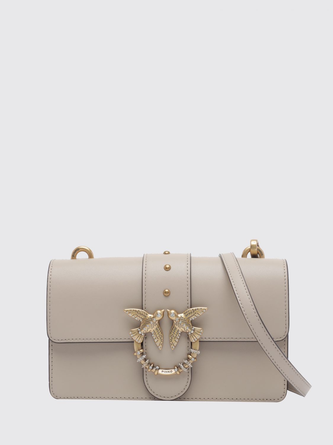 PINKO Mini Bag Woman color Beige