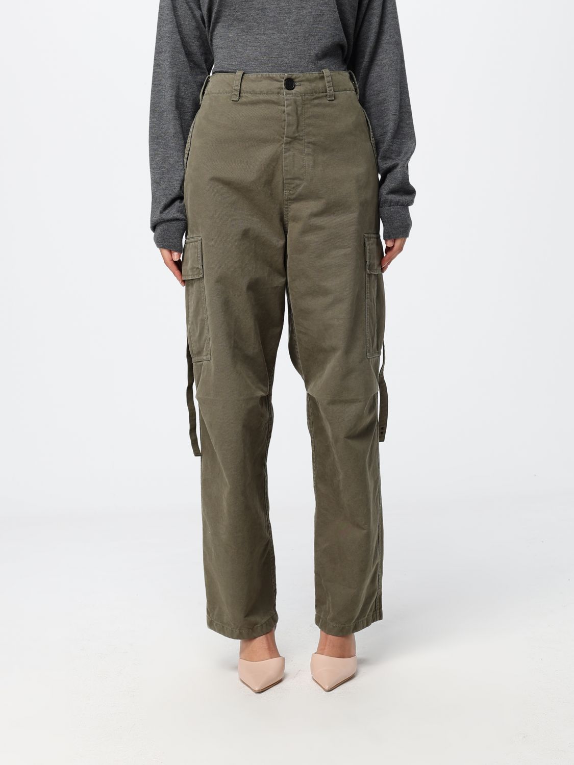 FENDI Pantaloni Donna colore Militare