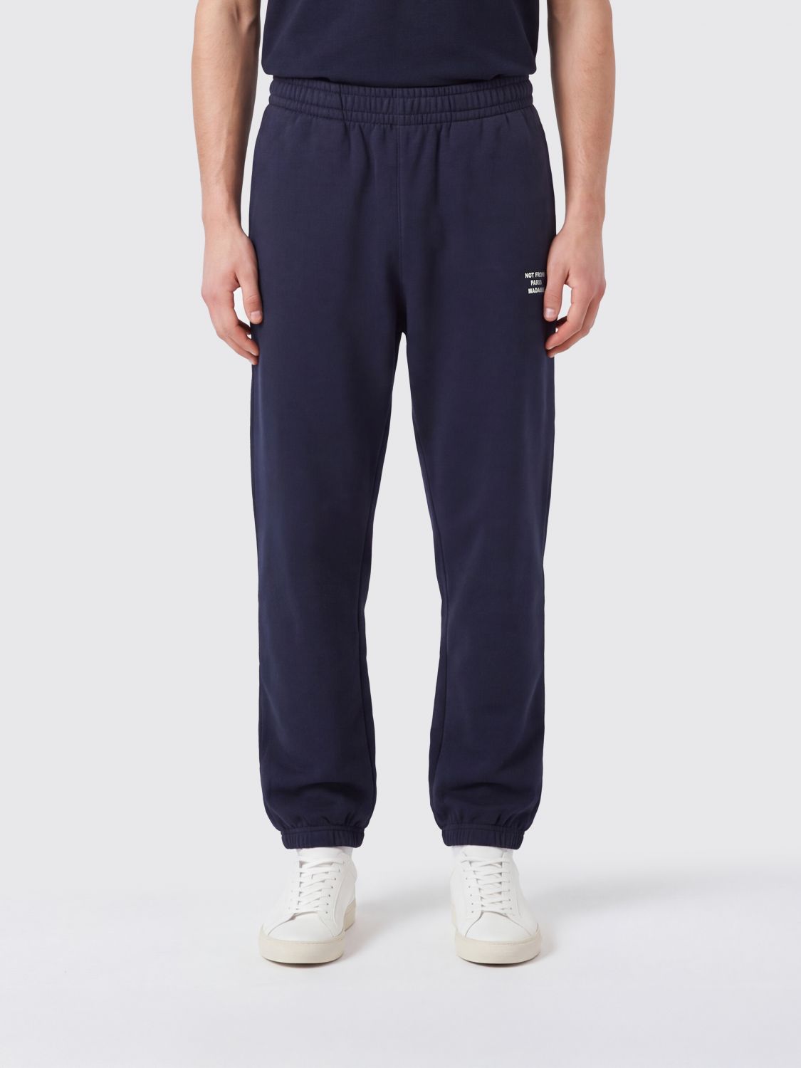 Drôle de Monsieur Pantaloni jogging in cotone stretch con logo