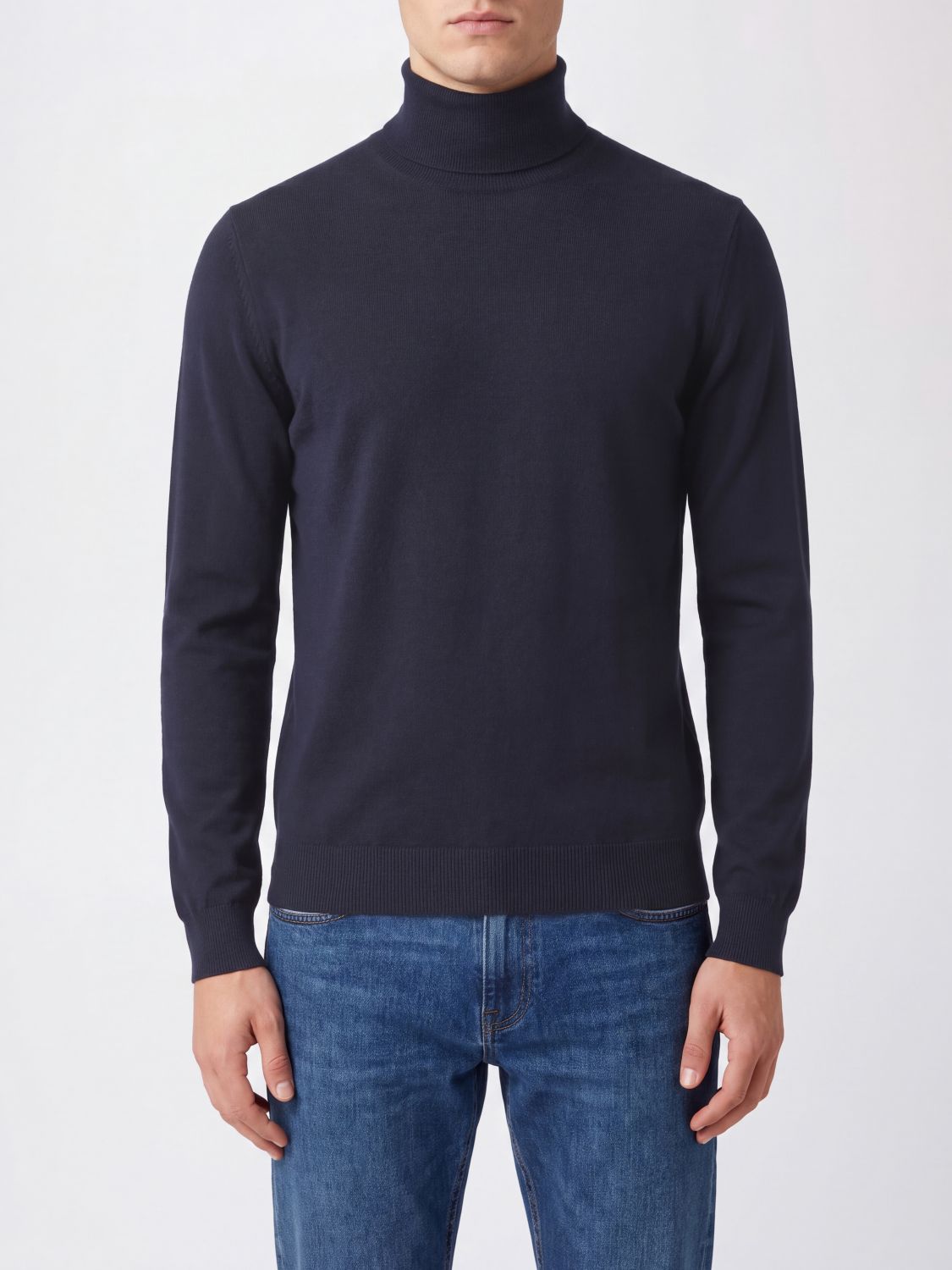 TAGLIATORE Rollkragenpullover von aus 100% Wolle mit Rippbündchen