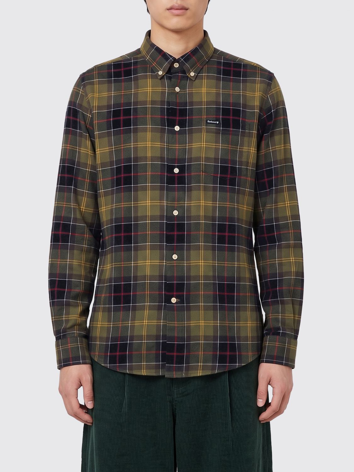 BARBOUR Slim-Fit-Karohemd von aus Baumwolle mit Button-Down-Kragen