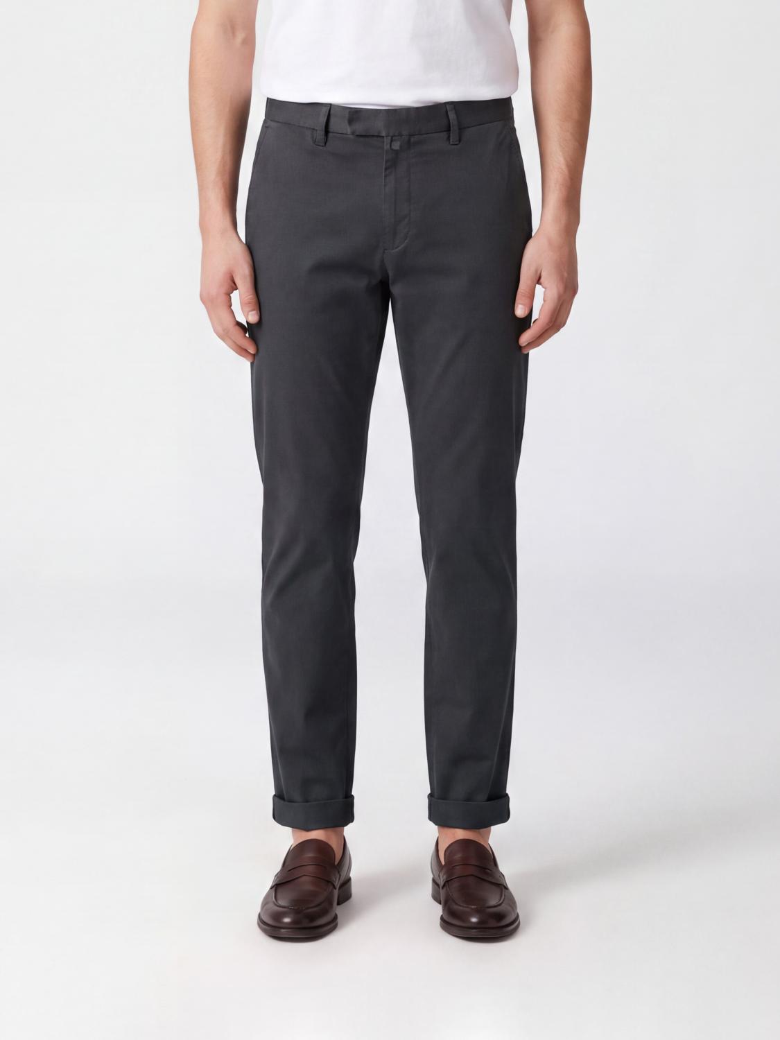 BRIGLIA 1949 Slim-Fit-Anzughose von aus Baumwolle mit Bundfalten