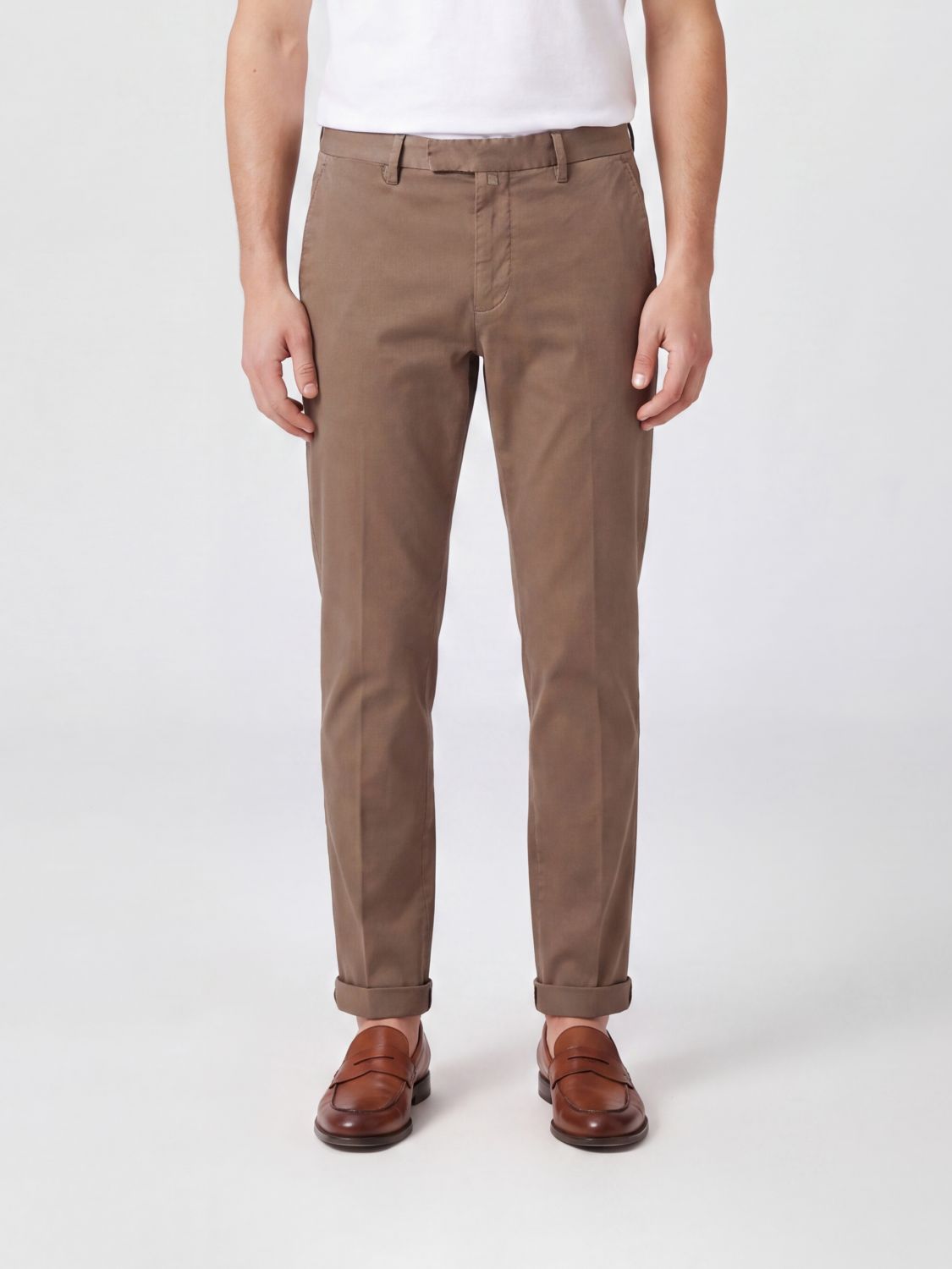 BRIGLIA 1949 Pants Men color Brown