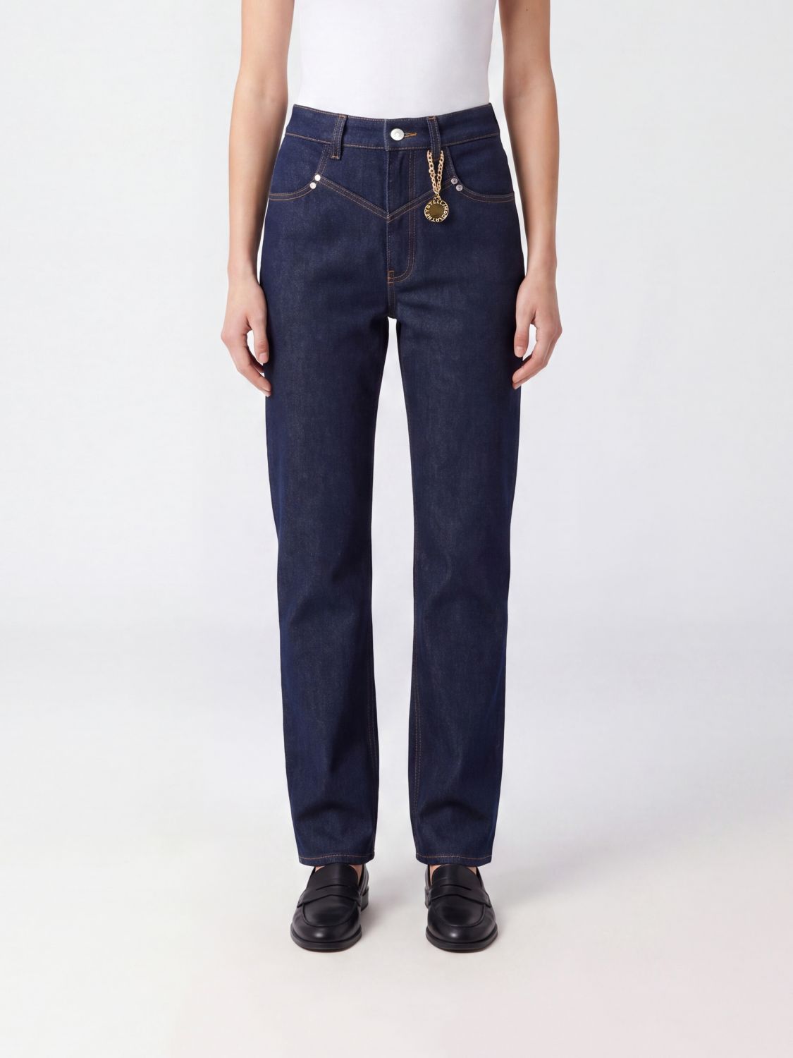 STELLA MCCARTNEY Jeans Woman color Blue