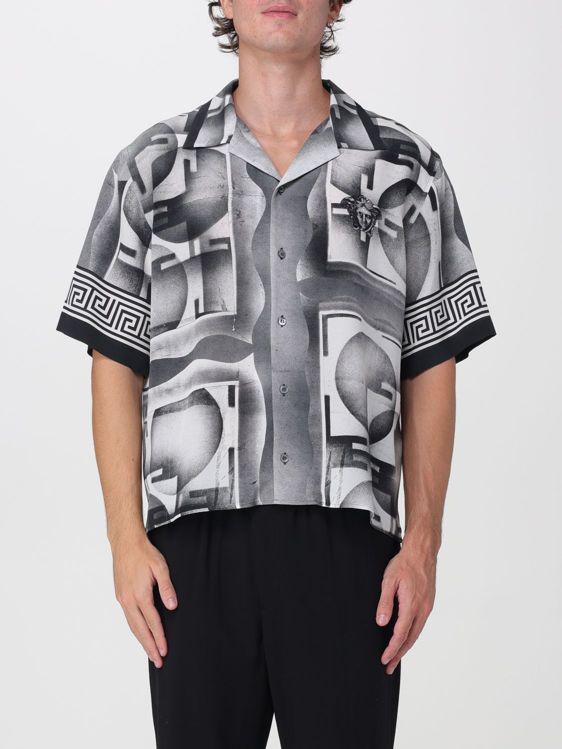 VERSACE Camicia Uomo colore Nero