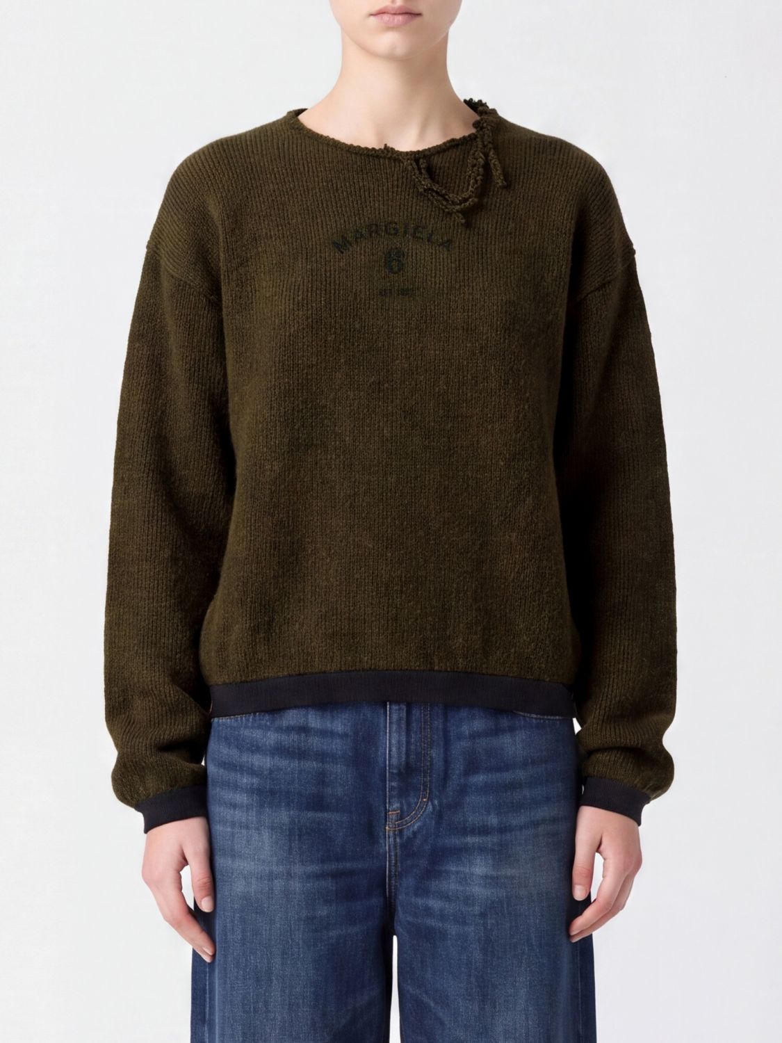MM6 MAISON MARGIELA Sweater Woman color Green