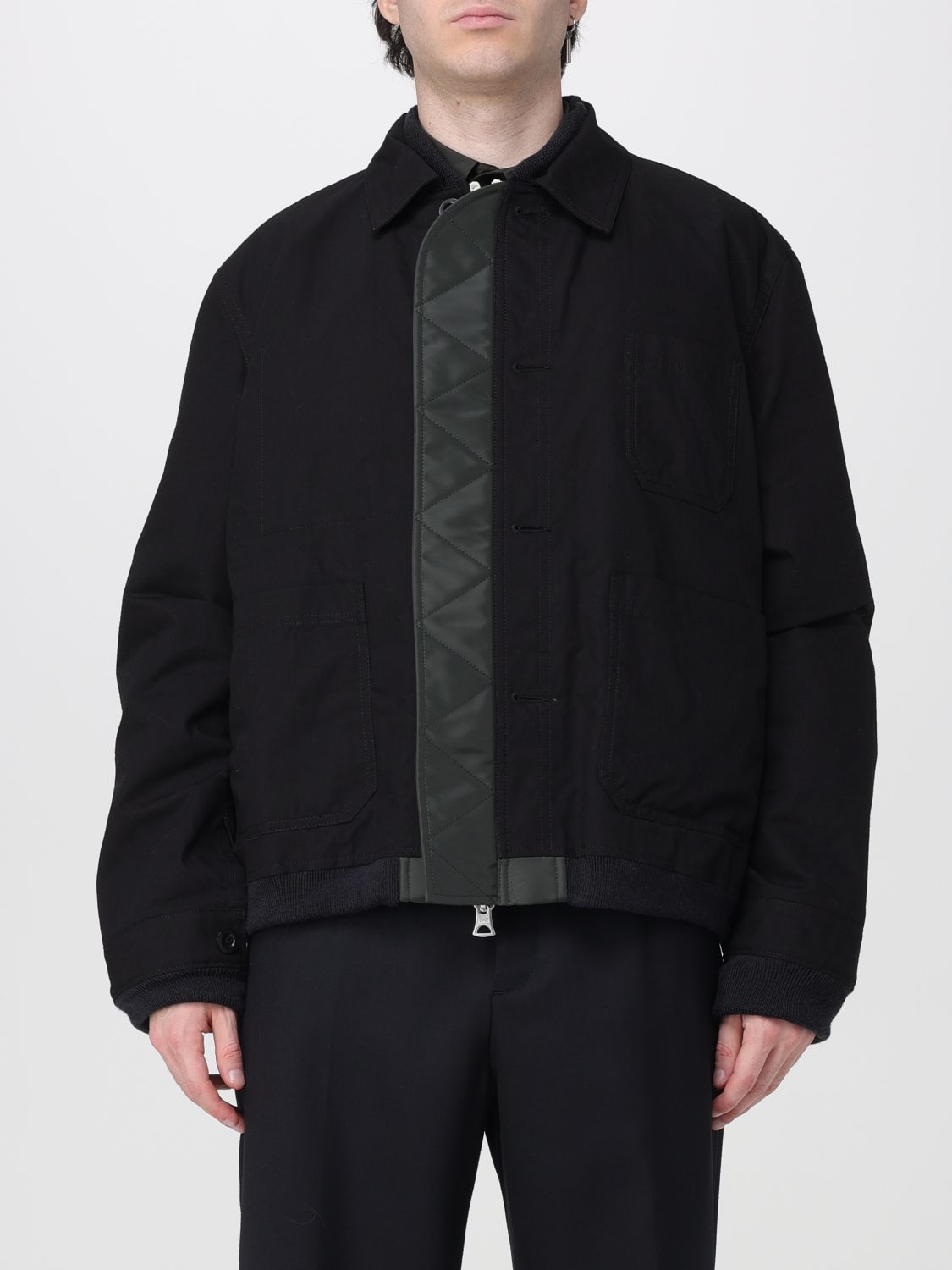 SACAI Reversible Ripstop Nylon Shirt Jacket with a Relaxed Fit