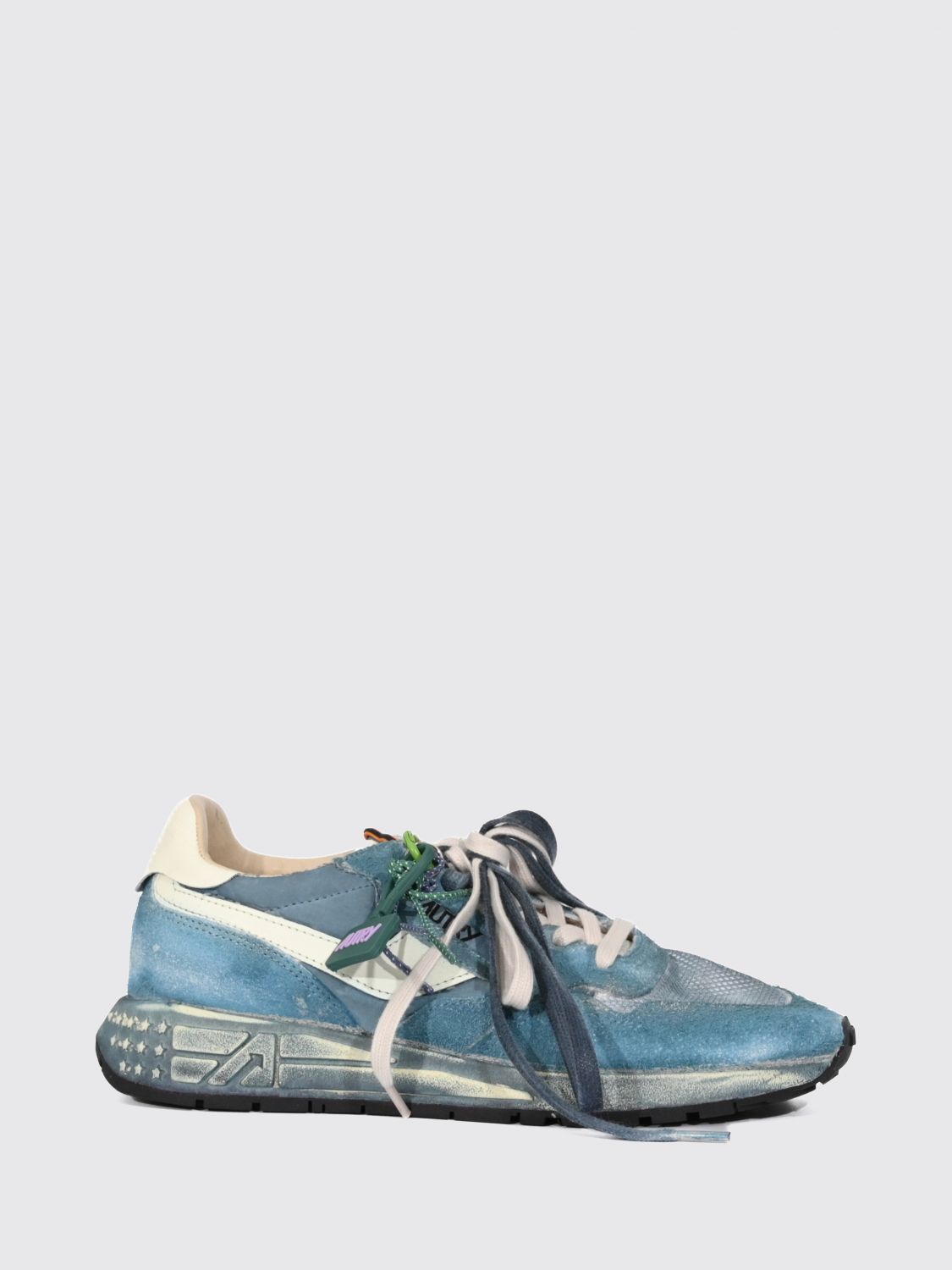 AUTRY Reelwind Super Vintage Sneakers aus Veloursleder und Mesh