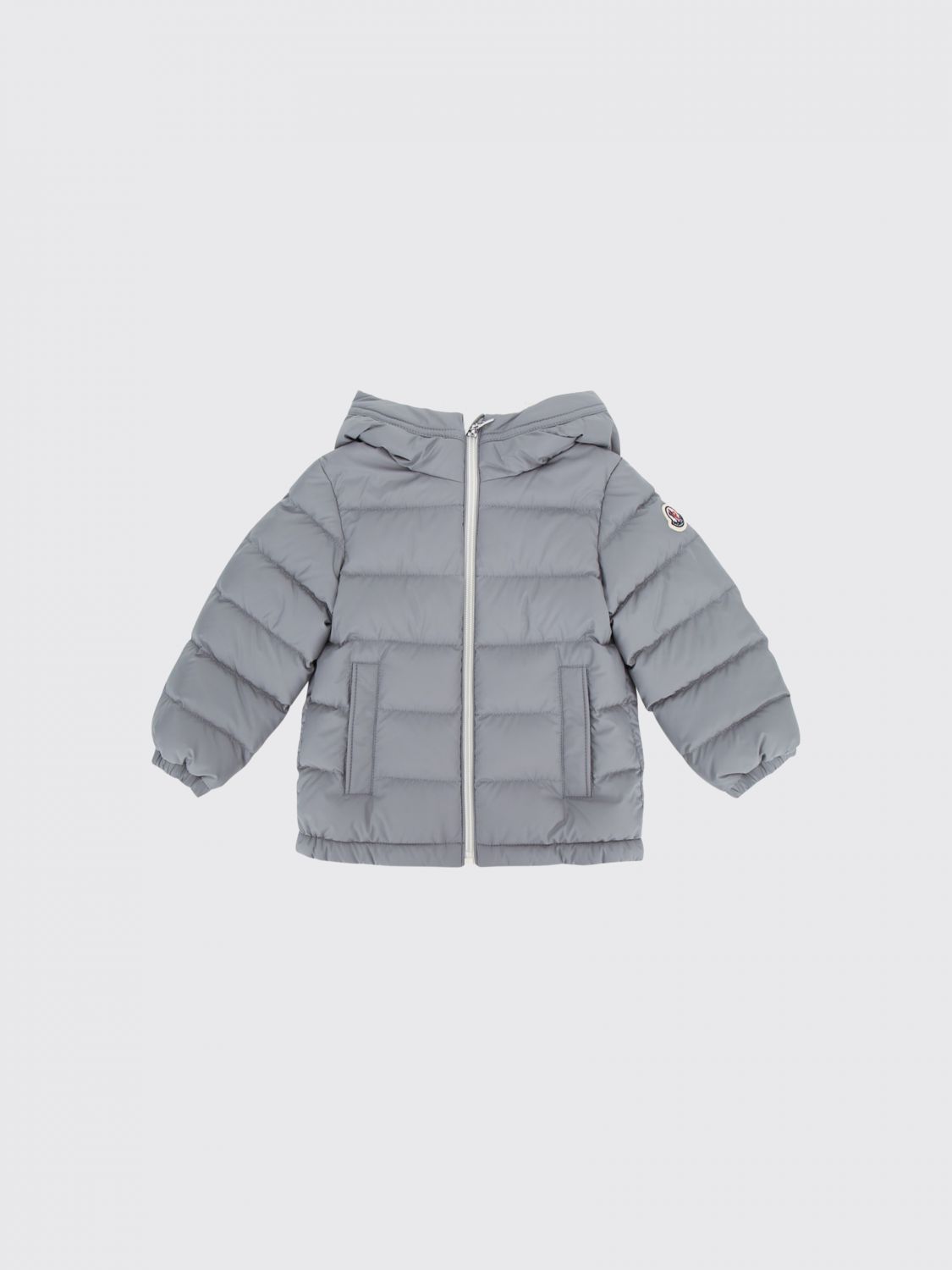 MONCLER Brannock Gesteppte Polyester-Daunenjacke für Jungen mit Kapuze