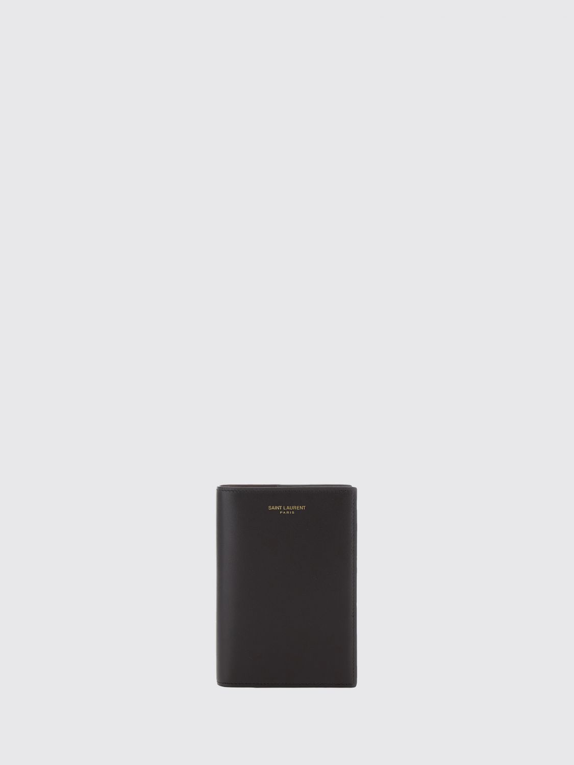 Saint Laurent Smooth Calfskin Bifold Document Holder with Logo · OS