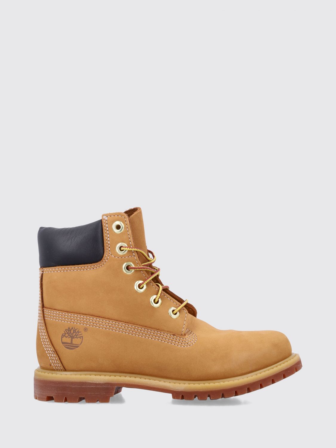 Timberland Premium 6-Inch Nubuck Leather Boots with Padded Collar