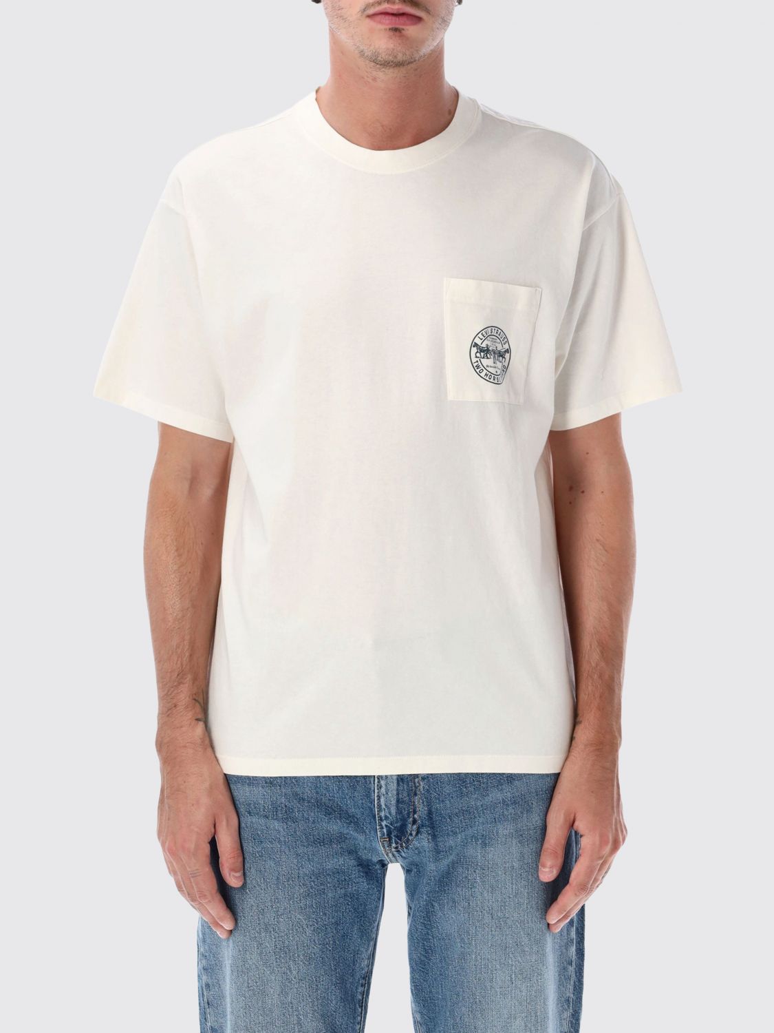 LEVI'S T-Shirt Men color White