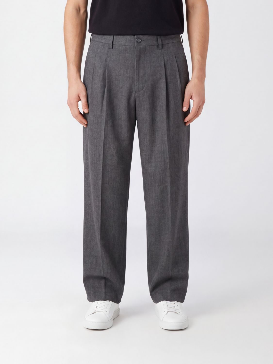 AMI PARIS Pants Men color Grey
