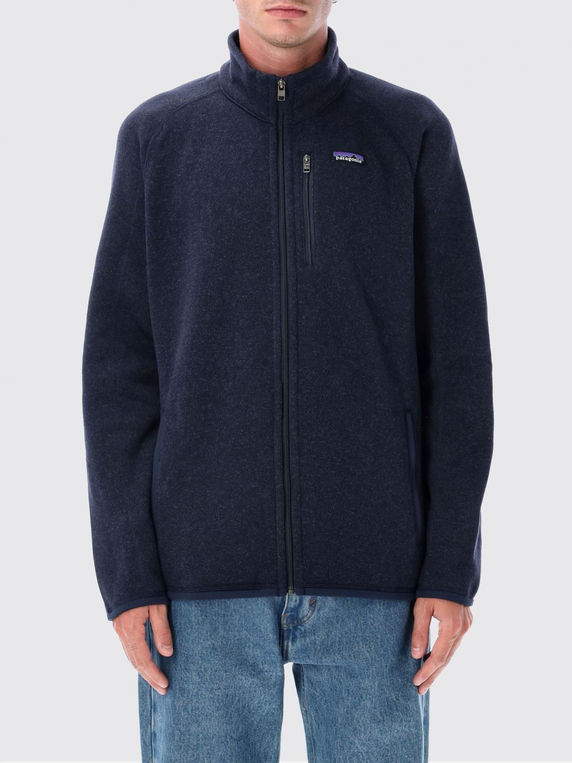 PATAGONIA Fleecejacke aus recyceltem Polyester mit durchgehendem Reißverschluss und hohem Kragen