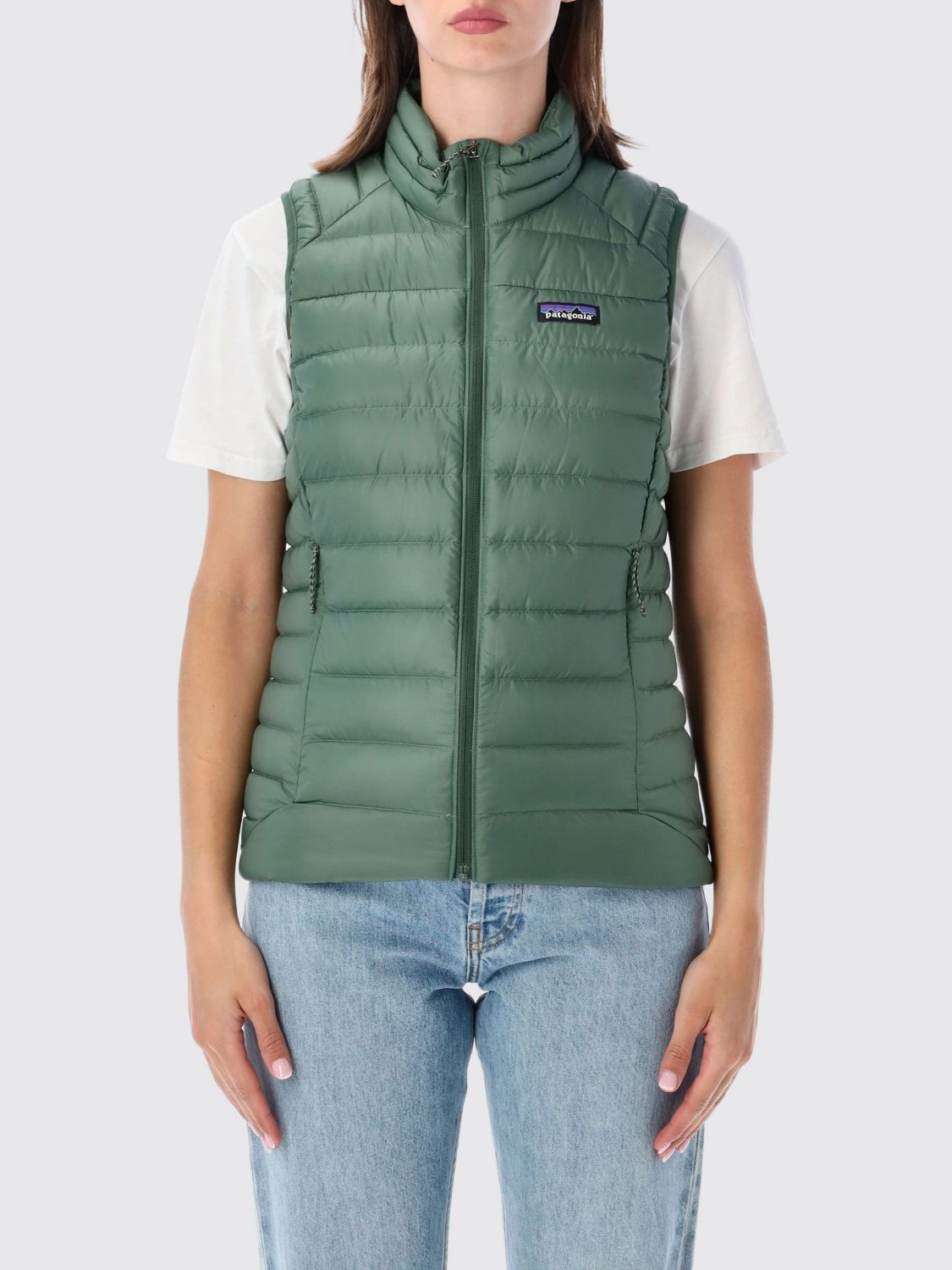 Patagonia Slim Fit Down Sweater Quilted Vest in Recycled Nylon