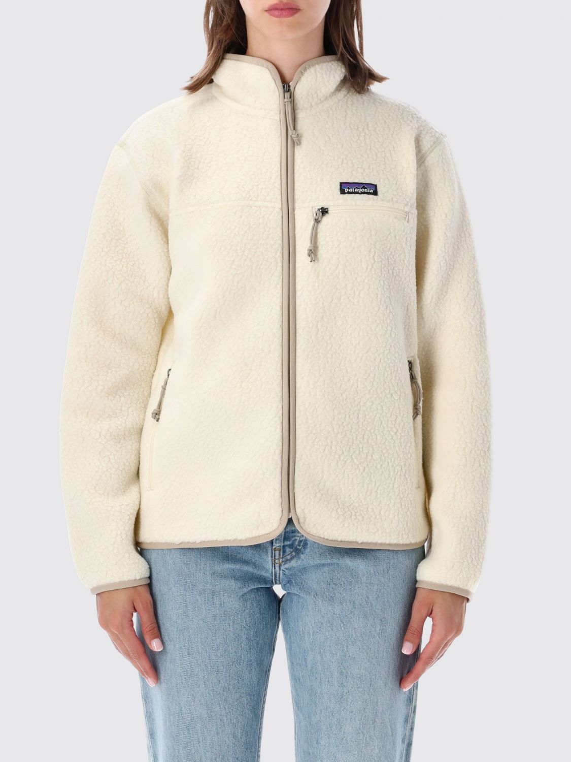 Patagonia Coat Woman Color Beige