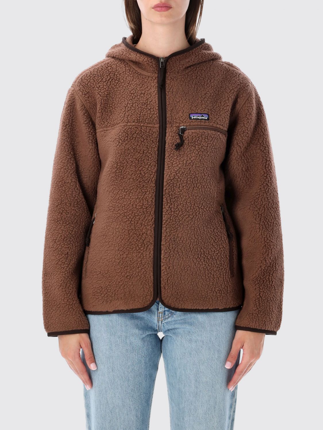Patagonia Coat Woman Color Brown