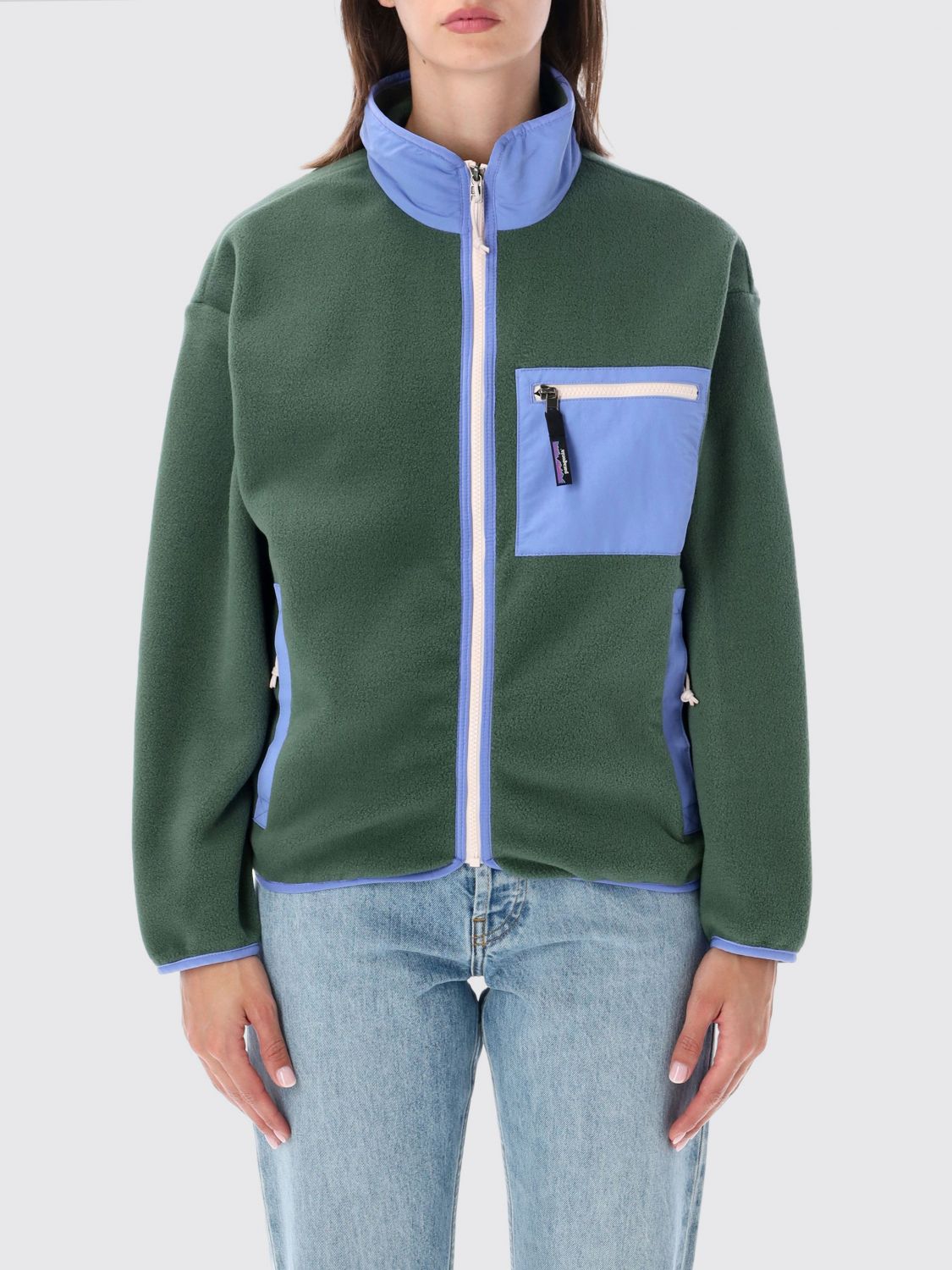 Patagonia Coat Woman Color Green