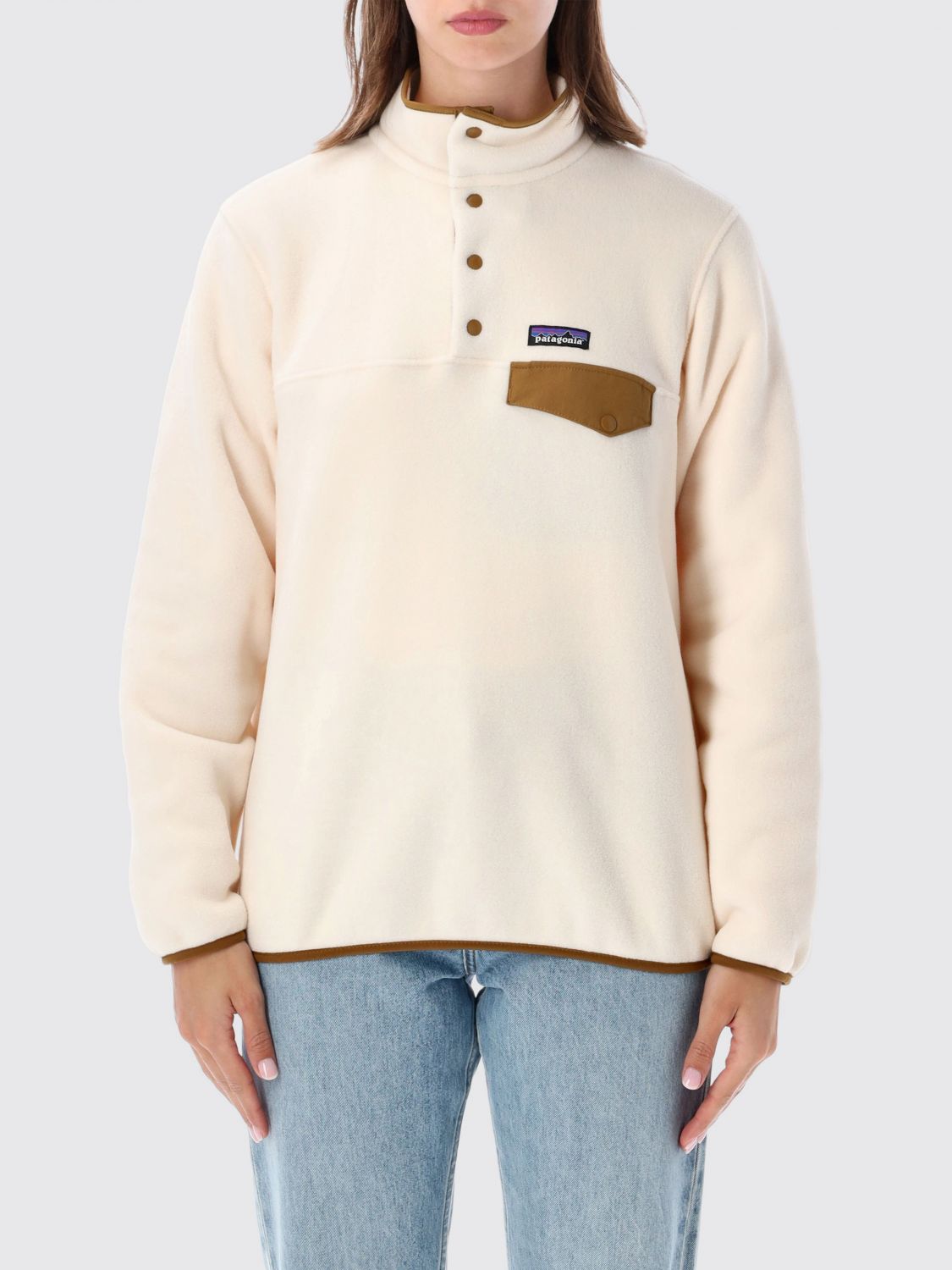 Patagonia Sweatshirt Woman Color Beige