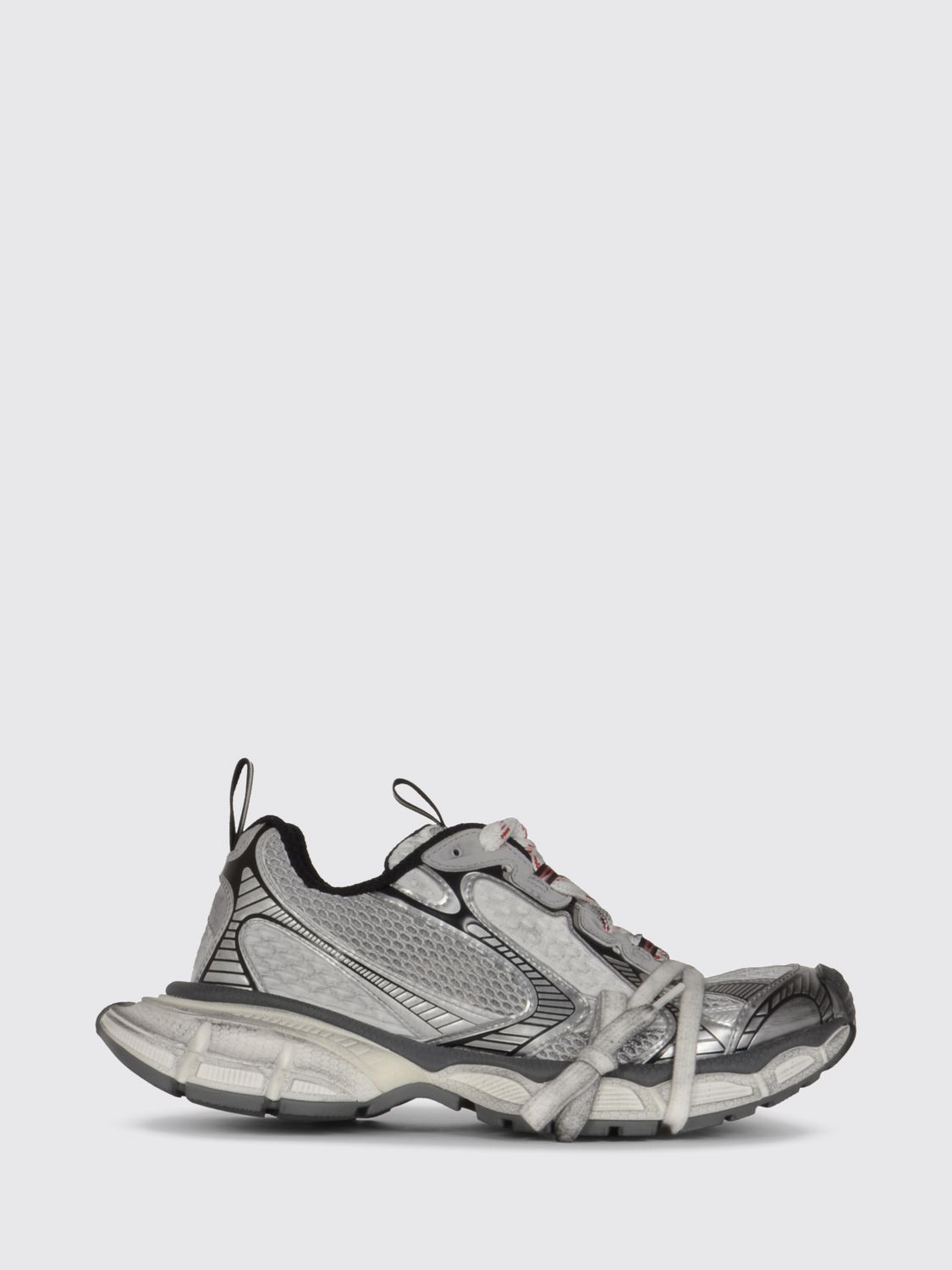 BALENCIAGA 3XL Mesh Sneakers with a Distressed Effect and Double Pull-Tab