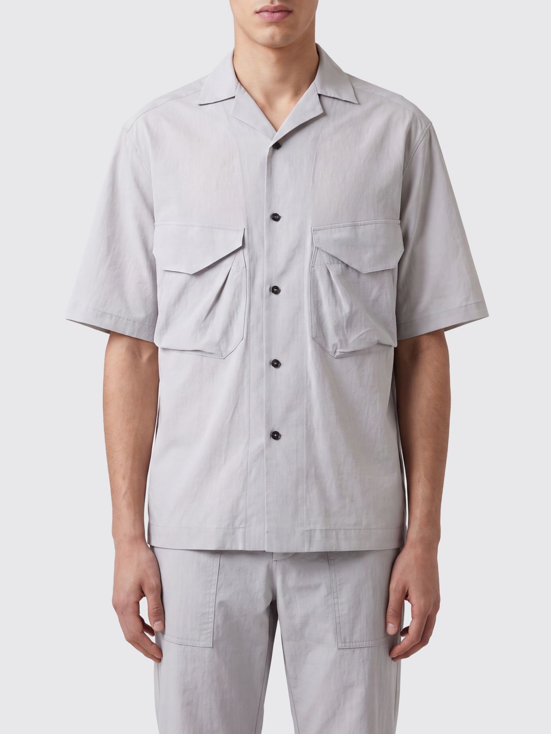 Ziggy Chen Cuban Collar Cotton Bowling Shirt