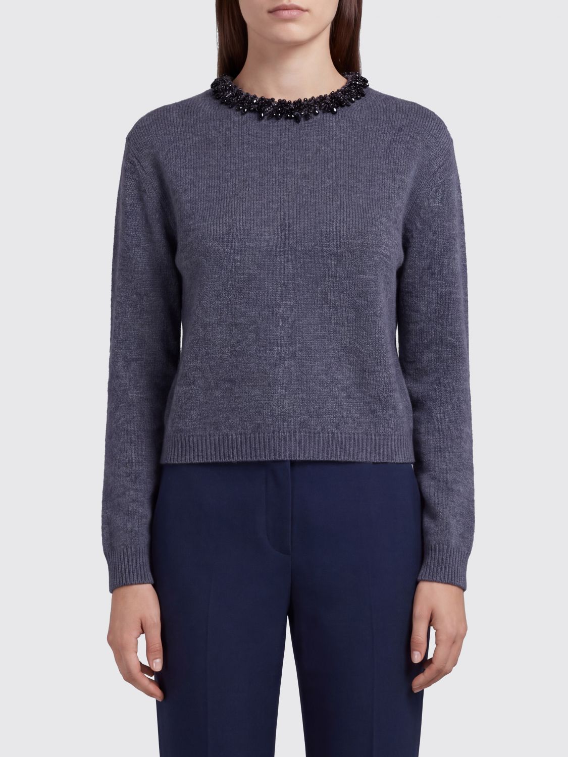 SEMICOUTURE Sweater Woman color Grey