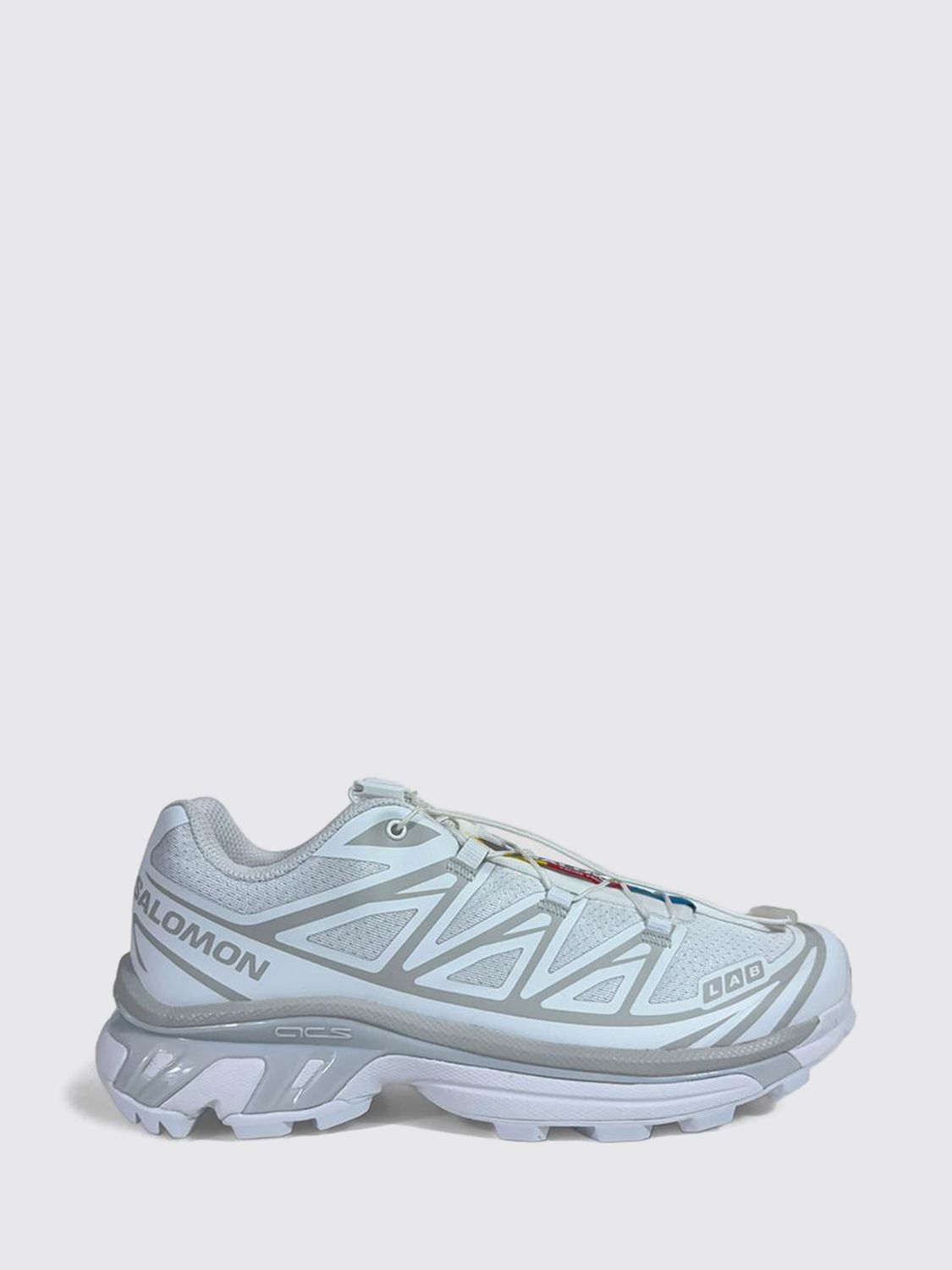 SALOMON XT-6 Technical Fabric Sneakers with Quicklace Lacing System