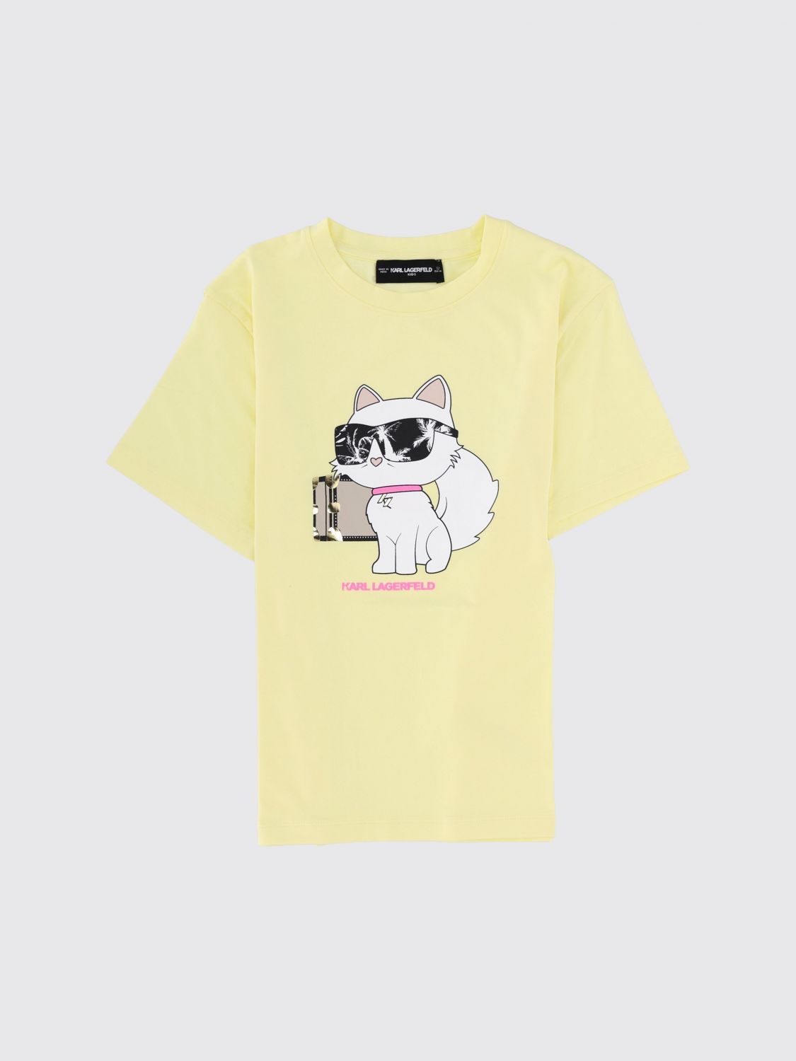 KARL LAGERFELD T-Shirt Bambino colore Giallo