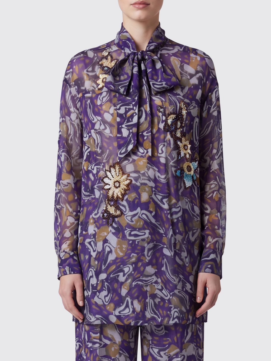DRIES VAN NOTEN Shirt Woman color Pink