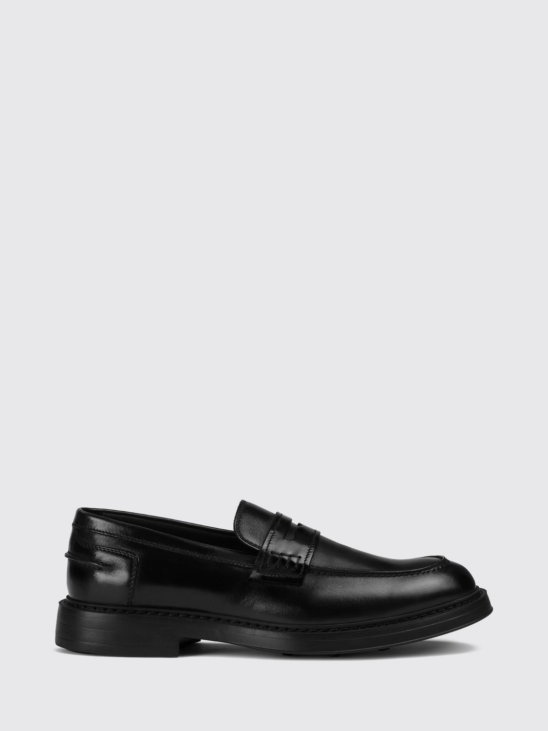 DOUCAL'S Penny Loafer aus glattem Kalbsleder mit Gummisohle