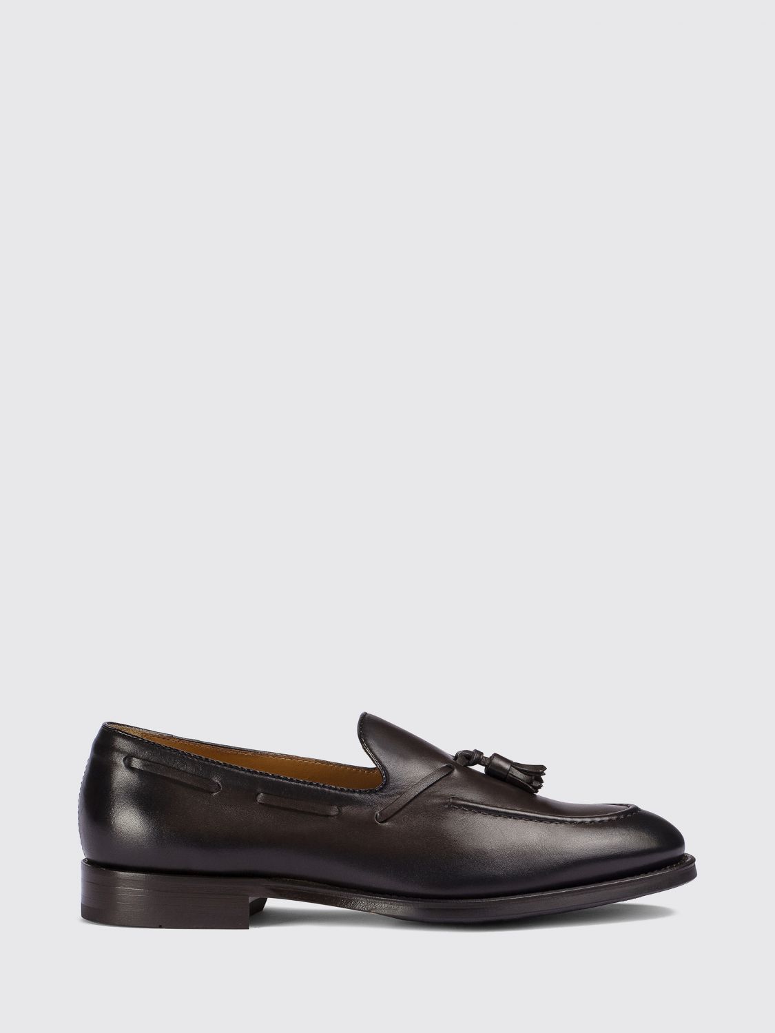 DOUCAL'S Quastenloafer aus glattem Kalbsleder mit Leder- und Gummisohle
