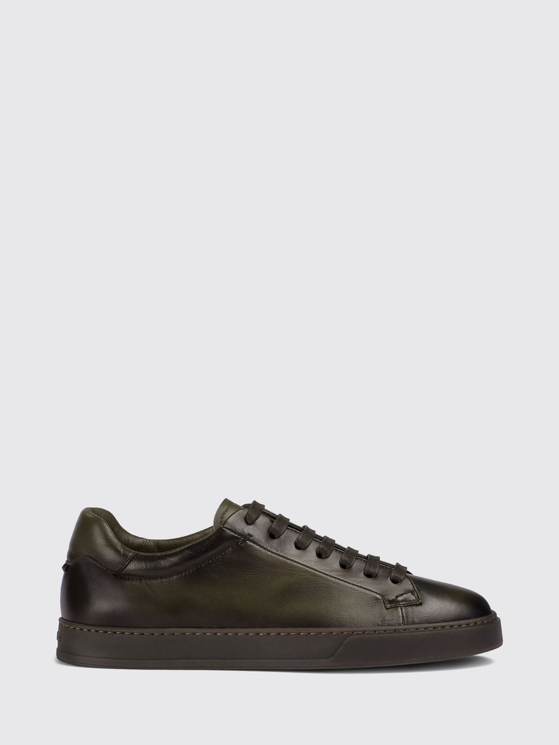 DOUCAL'S Morgan Sneaker aus glattem Kalbsleder mit Gummisohle