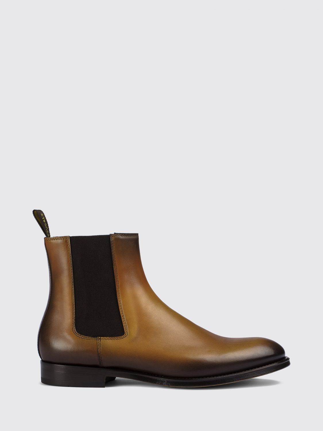 Doucal's Smooth Calfskin Chelsea Boots with Leather Sole