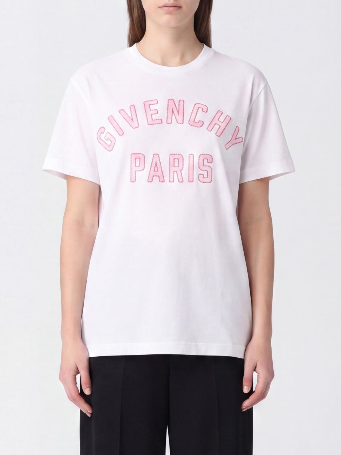 GIVENCHY T-shirts in cotone con logo