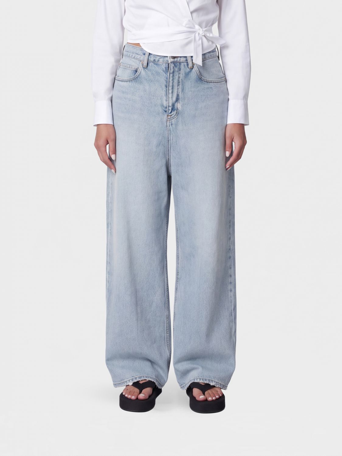 BALENCIAGA Jeans Woman color Blue