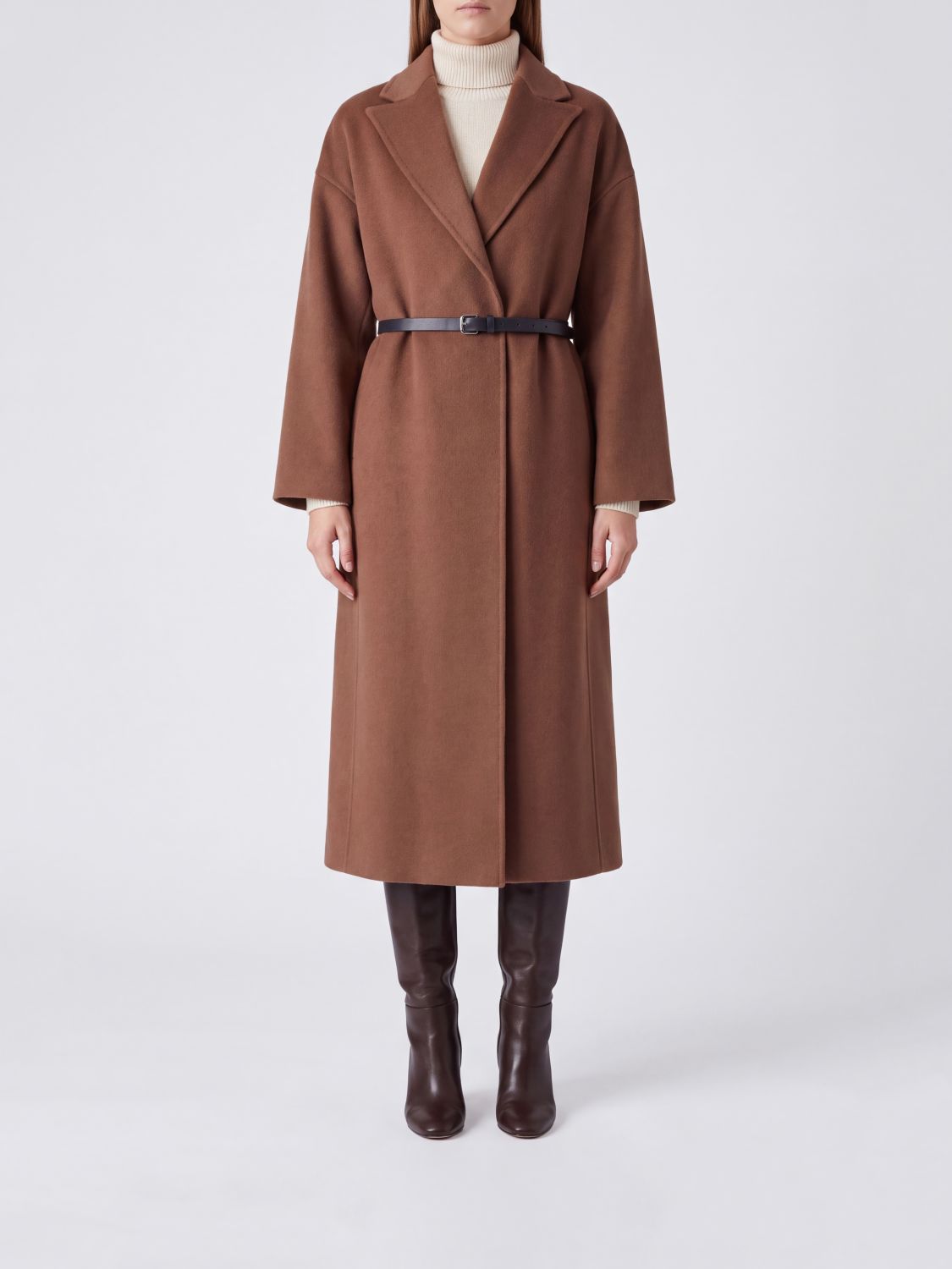 SEMICOUTURE Coat Woman color Brown