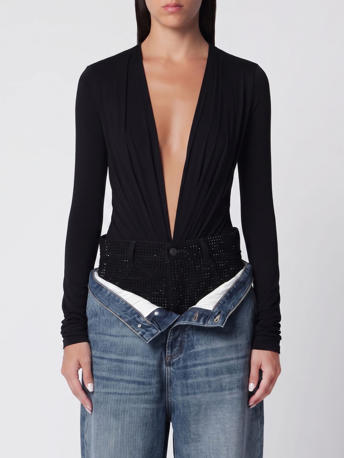 THE ANDAMANE Top Damen Farbe Schwarz