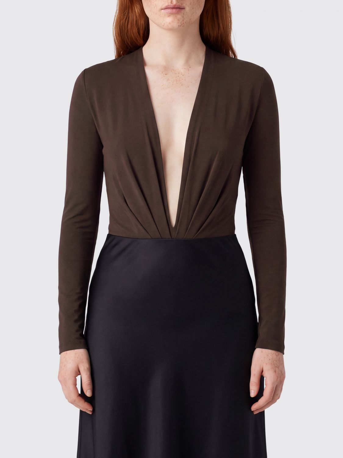 THE ANDAMANE Top Damen Farbe Braun